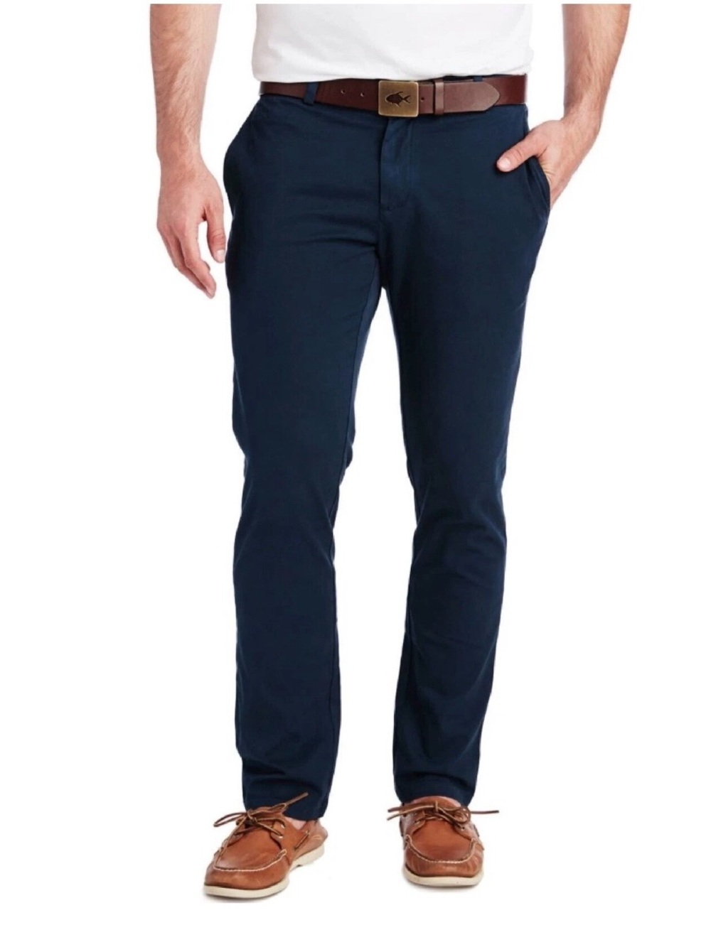 Vineyard Vines Mens Stretch Breaker Chino Pants Navy Blue 36 x 32 NWT Preppy